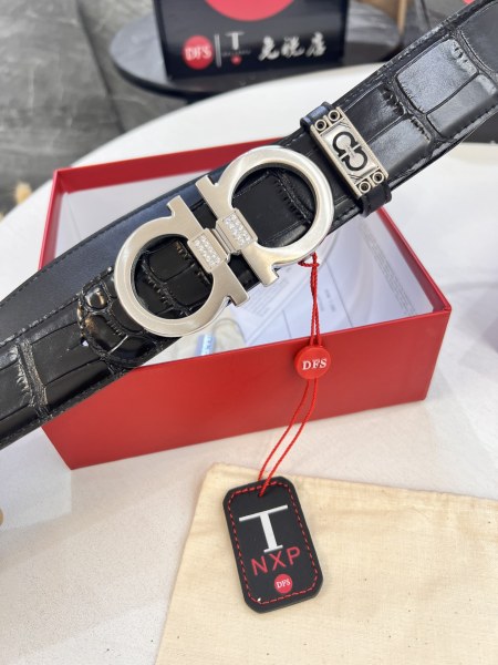 Streetwear Belt Ferragamo 320587 size:3.5cm