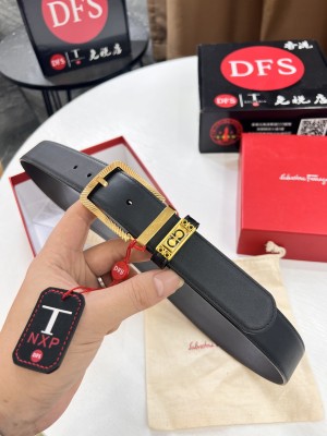 Streetwear Belt Ferragamo 320423 size:3.5cm