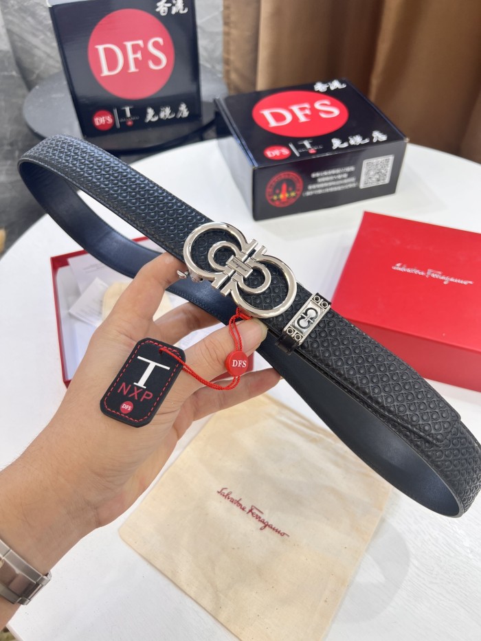 Streetwear Belt Ferragamo 320361 size:3.5cm