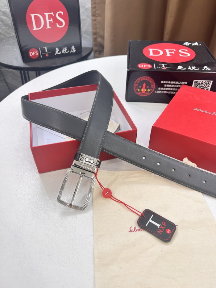 Streetwear Belt Ferragamo 320582 size:3.5cm