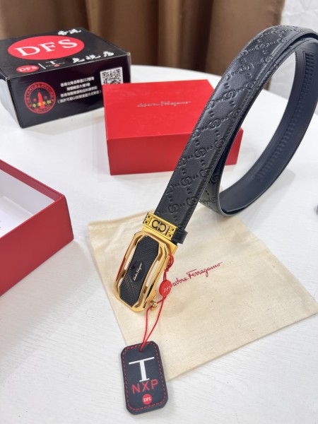 Streetwear Belt Ferragamo 320404 size:3.5cm