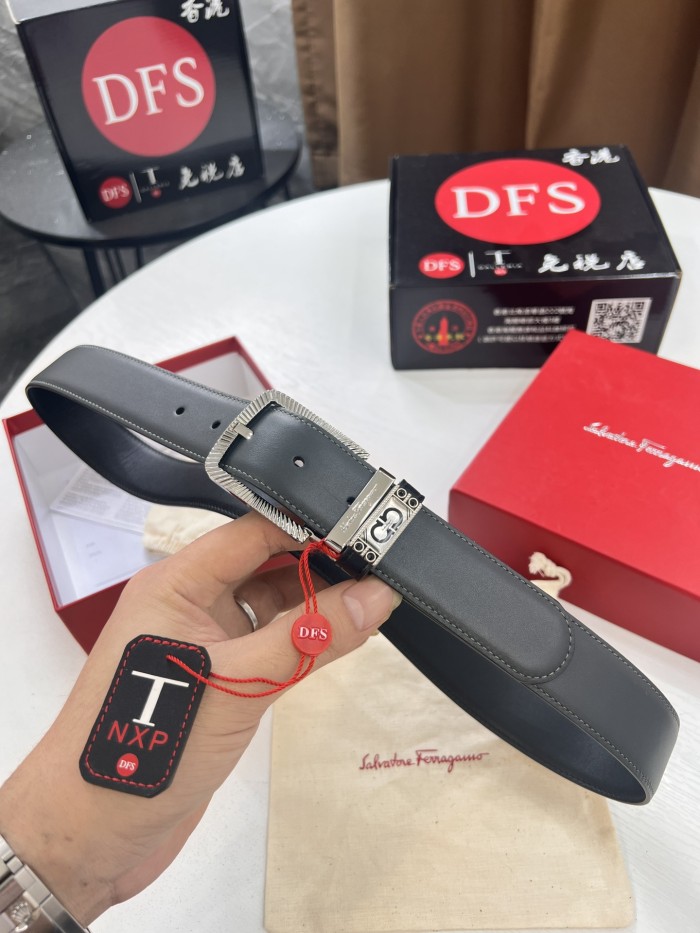 Streetwear Belt Ferragamo 320582 size:3.5cm