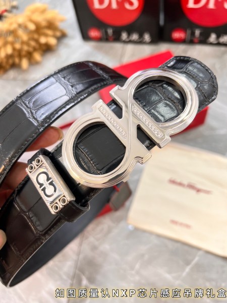 Streetwear Belt Ferragamo 320797 size:3.5cm