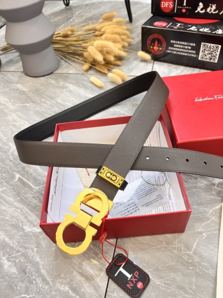 Streetwear Belt Ferragamo 320824 size:3.5cm