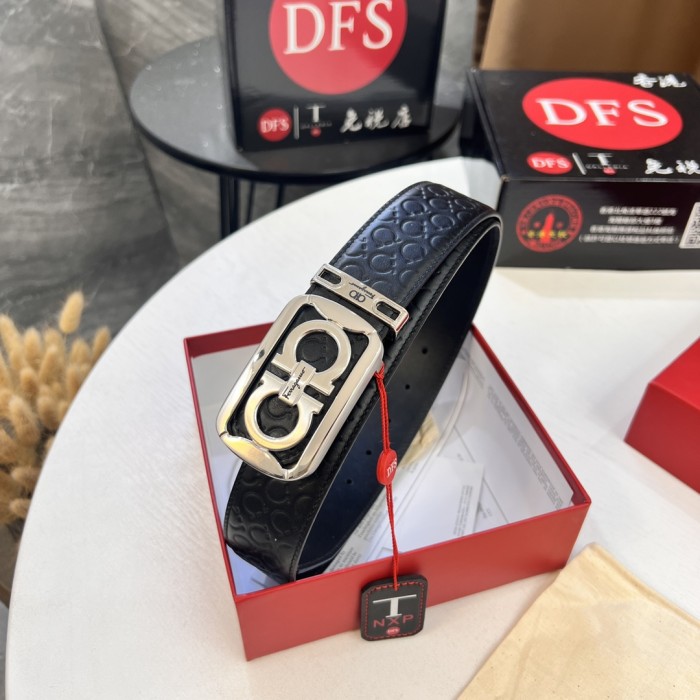 Streetwear Belt Ferragamo 320639 size:3.5cm