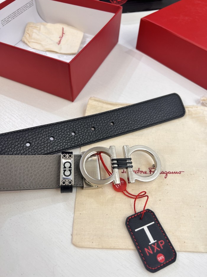 Streetwear Belt Ferragamo 320390 size:3.5cm