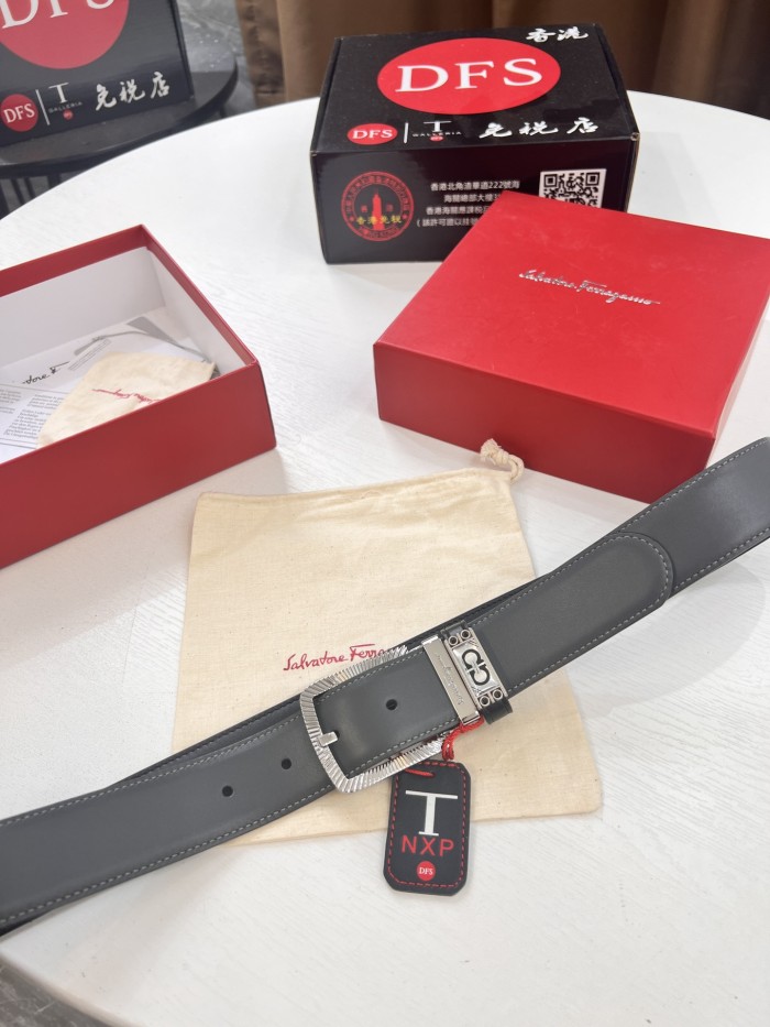 Streetwear Belt Ferragamo 320582 size:3.5cm