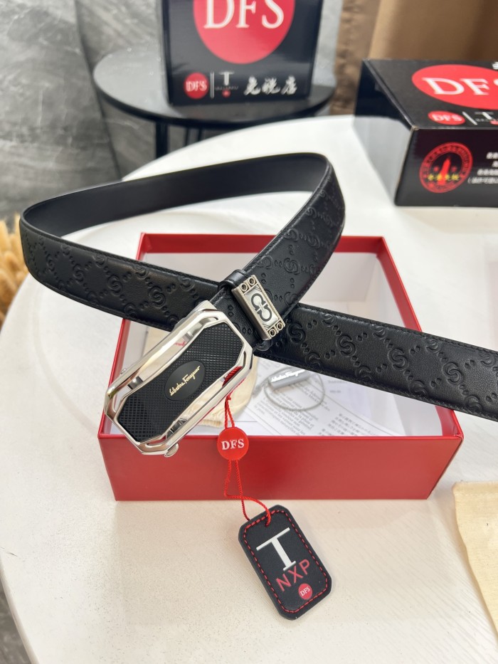 Streetwear Belt Ferragamo 320405 size:3.5cm