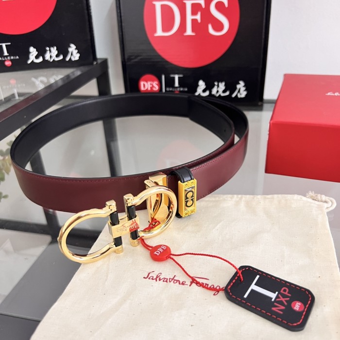 Streetwear Belt Ferragamo 320714 size:3.5cm