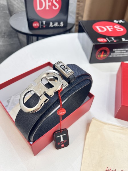 Streetwear Belt Ferragamo 320395 size:3.5cm