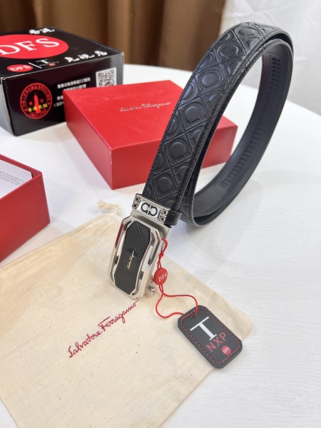 Streetwear Belt Ferragamo 320468 size:3.5cm