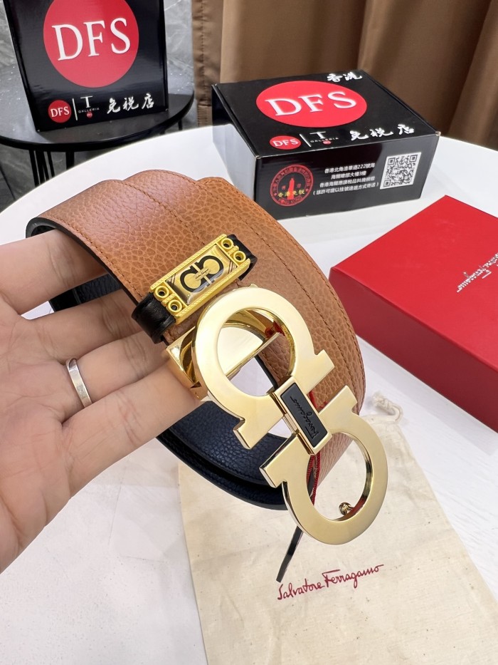 Streetwear Belt Ferragamo 320391 size:3.5cm