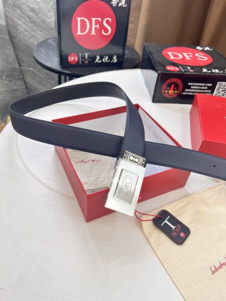 Streetwear Belt Ferragamo 320474 size:3.5cm