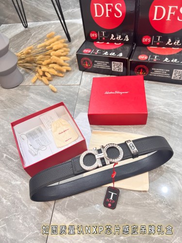 Streetwear Belt Ferragamo 320189 size:3.5cm