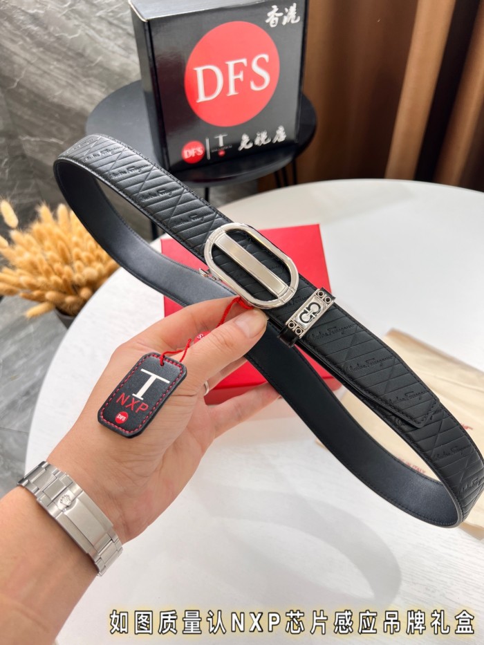 Streetwear Belt Ferragamo 320291 size:3.5cm