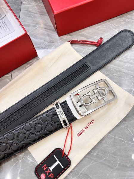 Streetwear Belt Ferragamo 319874 size:3.5cm