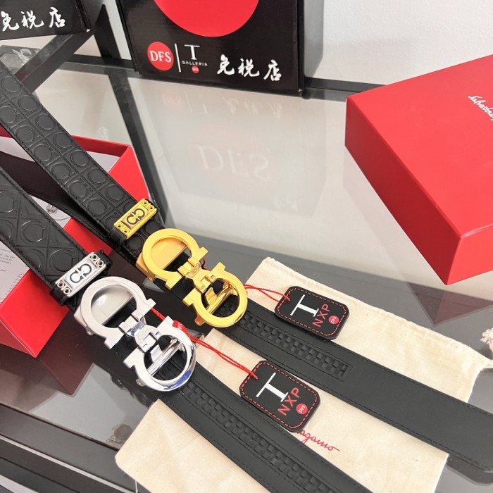 Streetwear Belt Ferragamo 320193 size:3.5cm