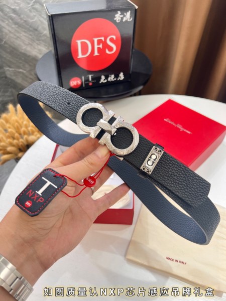 Streetwear Belt Ferragamo 320031 size:3.5cm