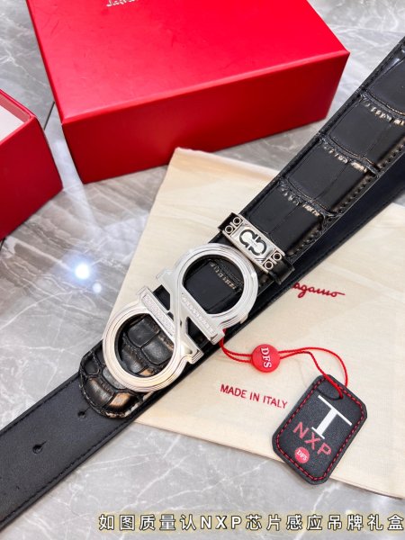 Streetwear Belt Ferragamo 319864 size:3.5cm