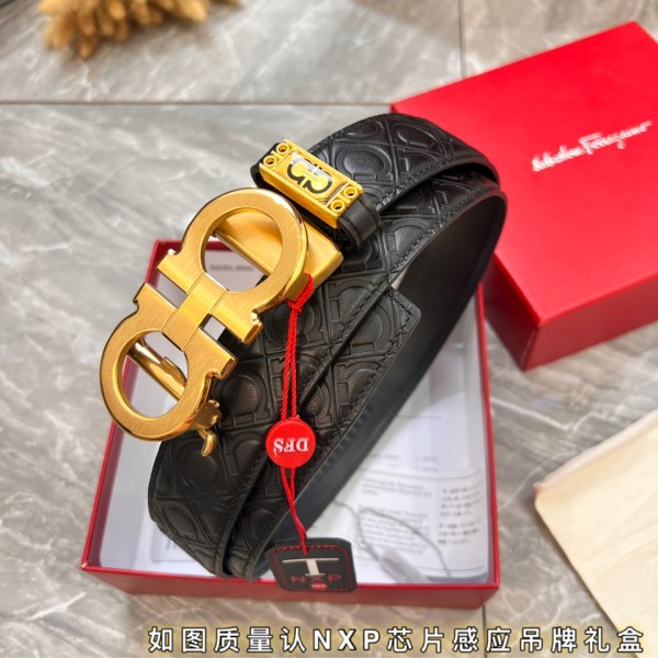 Streetwear Belt Ferragamo 319893 size:3.5cm