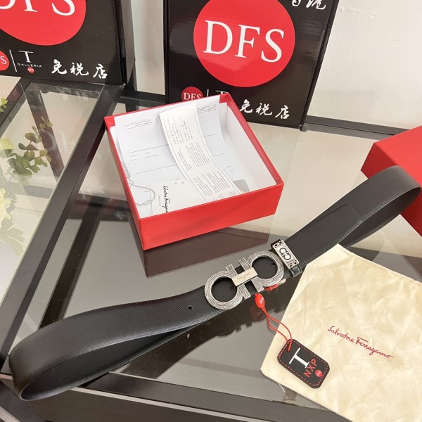 Streetwear Belt Ferragamo 320199 size:3.5cm