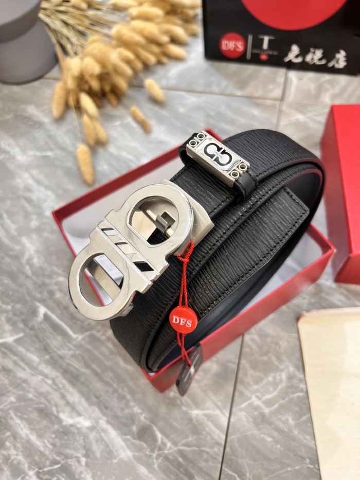 Streetwear Belt Ferragamo 319870 size:3.5cm