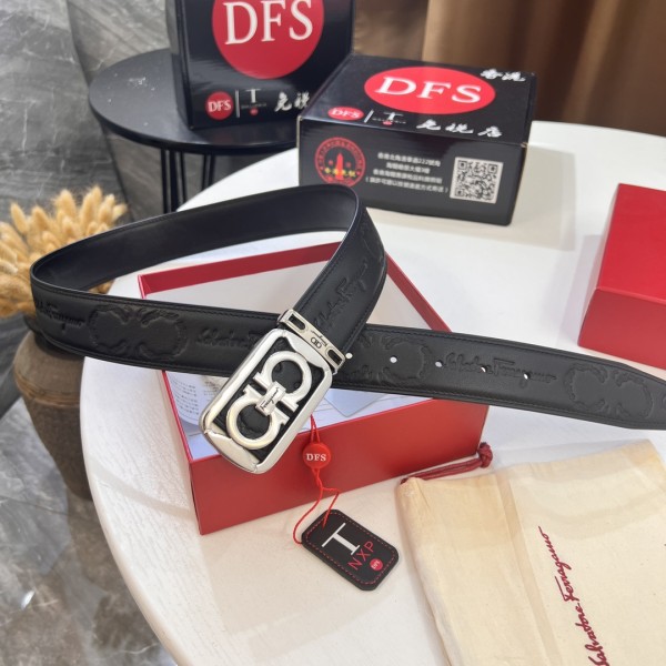 Streetwear Belt Ferragamo 320133 size:3.5cm