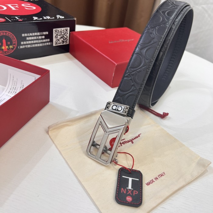 Streetwear Belt Ferragamo 320104 size:3.5cm