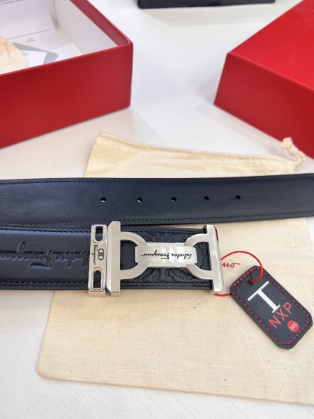 Streetwear Belt Ferragamo 320357 size:3.5cm