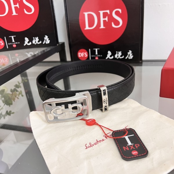 Streetwear Belt Ferragamo 320237 size:3.5cm