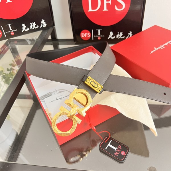 Streetwear Belt Ferragamo 320164 size:3.5cm