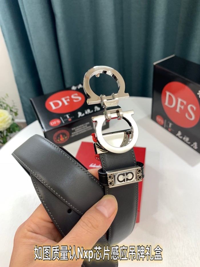 Streetwear Belt Ferragamo 320095 size:3.5cm