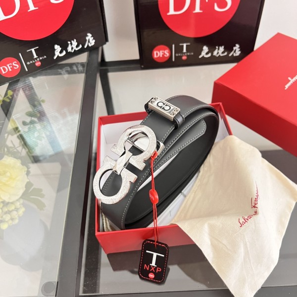 Streetwear Belt Ferragamo 320225 size:3.5cm