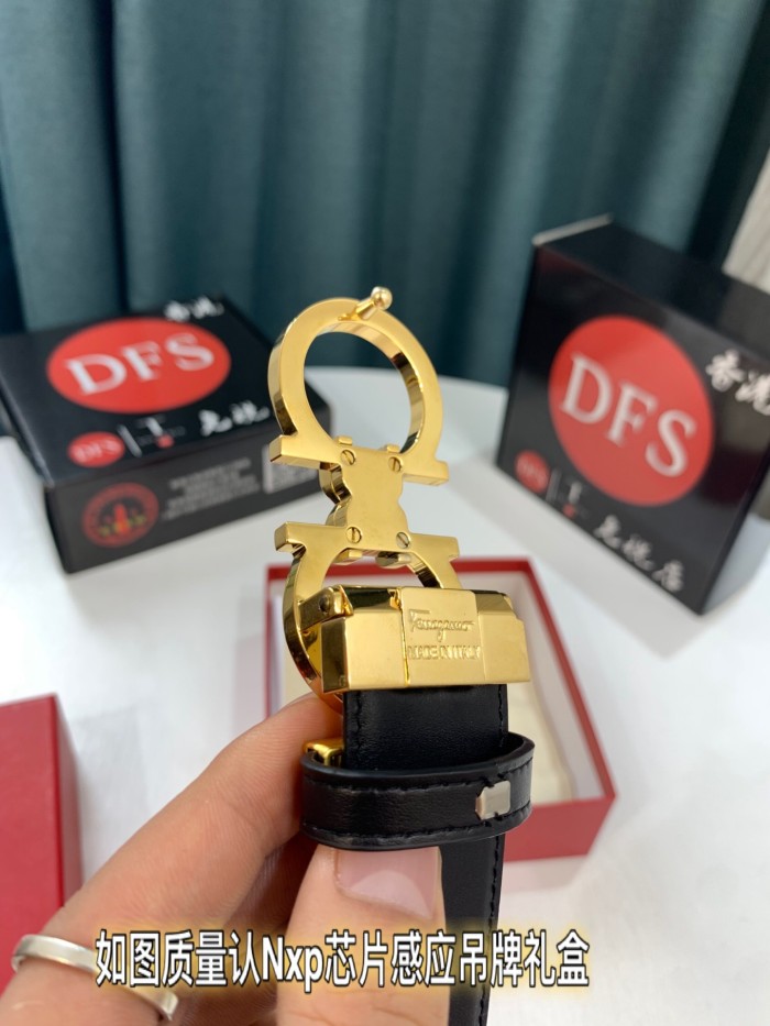 Streetwear Belt Ferragamo 320096 size:3.5cm