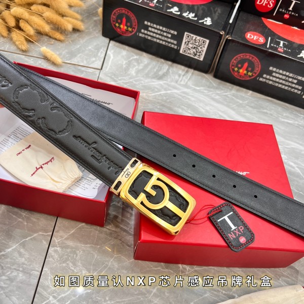 Streetwear Belt Ferragamo 320064 size:3.5cm