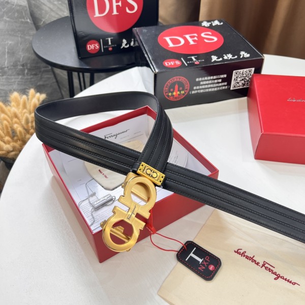 Streetwear Belt Ferragamo 320109 size:3.5cm