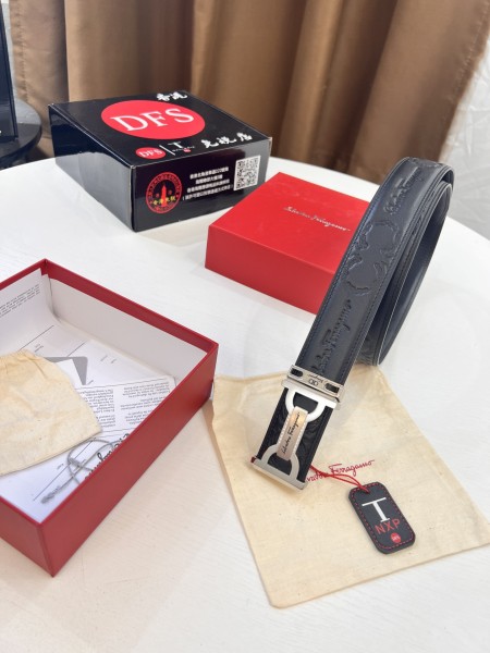 Streetwear Belt Ferragamo 320357 size:3.5cm