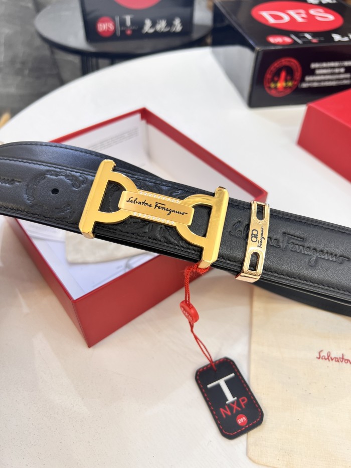 Streetwear Belt Ferragamo 320356 size:3.5cm