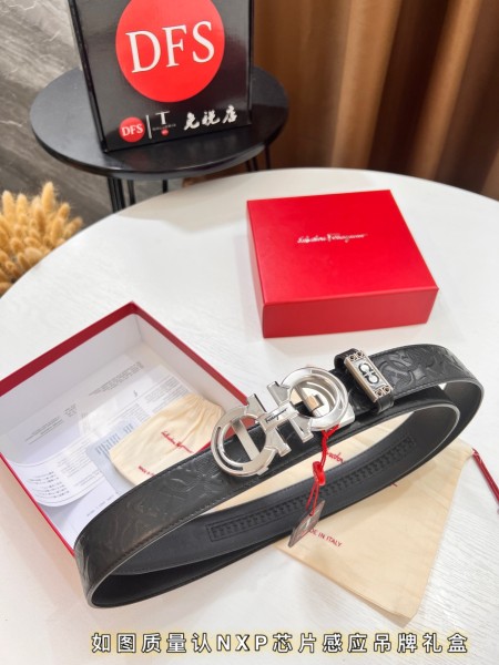 Streetwear Belt Ferragamo 320176 size:3.5cm