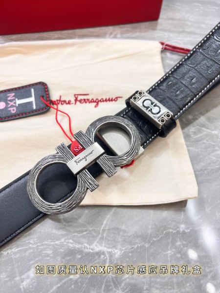 Streetwear Belt Ferragamo 319989 size:3.5cm