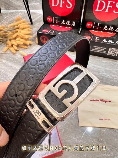 Streetwear Belt Ferragamo 320019 size:3.5cm