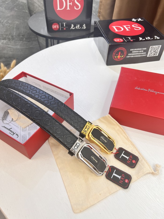 Streetwear Belt Ferragamo 320345 size:3.5cm