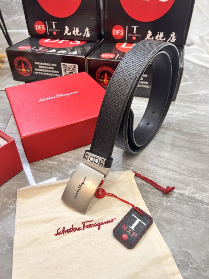 Streetwear Belt Ferragamo 319911 size:3.5cm