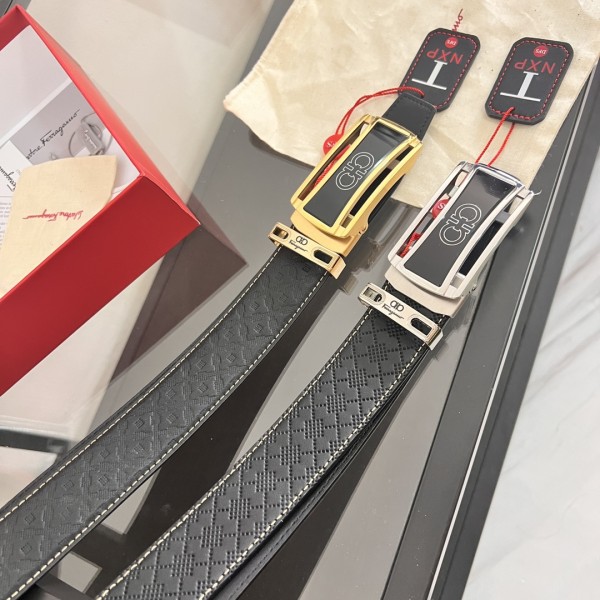 Streetwear Belt Ferragamo 320214 size:3.5cm