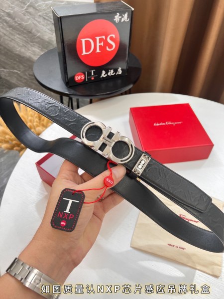 Streetwear Belt Ferragamo 320176 size:3.5cm