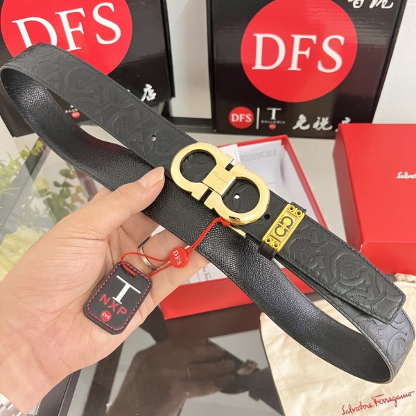 Streetwear Belt Ferragamo 320169 size:3.5cm
