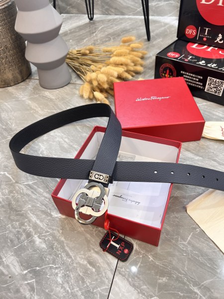 Streetwear Belt Ferragamo 319902 size:3.5cm