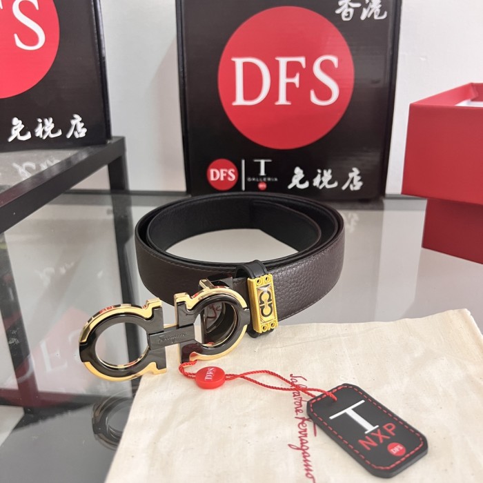 Streetwear Belt Ferragamo 320266 size:3.5cm