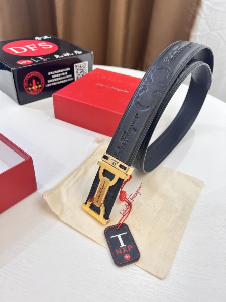 Streetwear Belt Ferragamo 320356 size:3.5cm