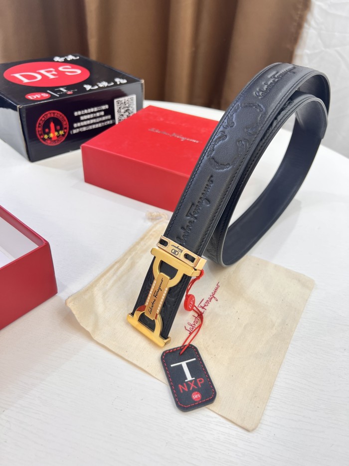 Streetwear Belt Ferragamo 320356 size:3.5cm